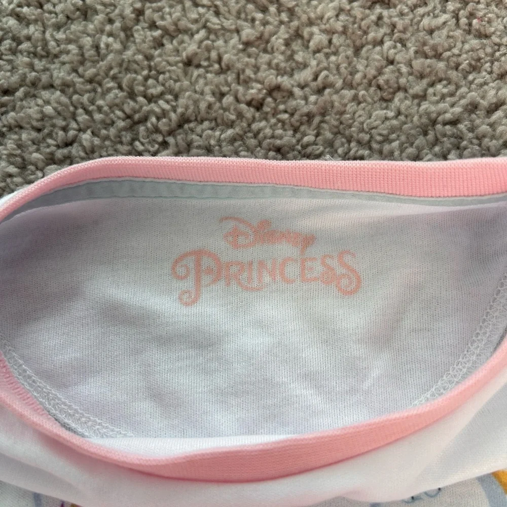 NWOT Disney Princess “Belle” Girls Pink  PJ Set  Size 5